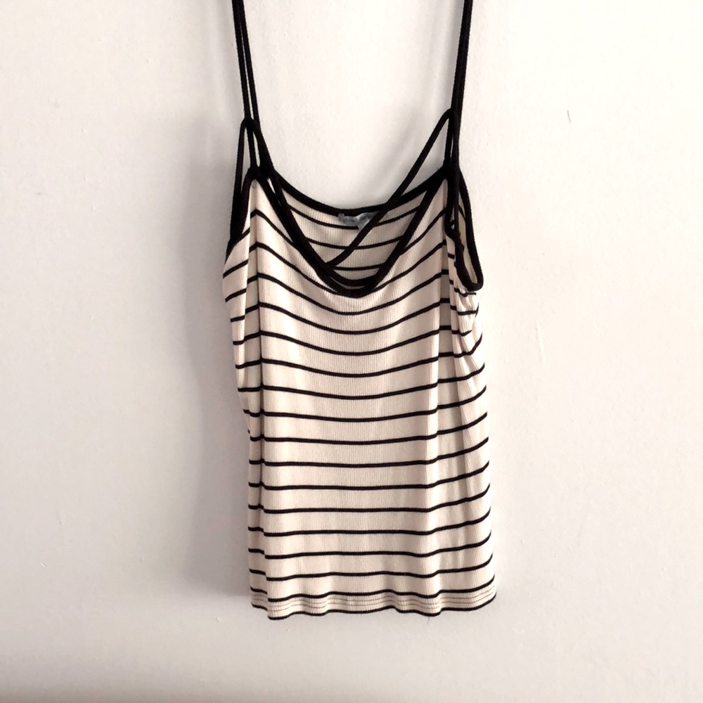 Charlotte Russe striped tank top- Large